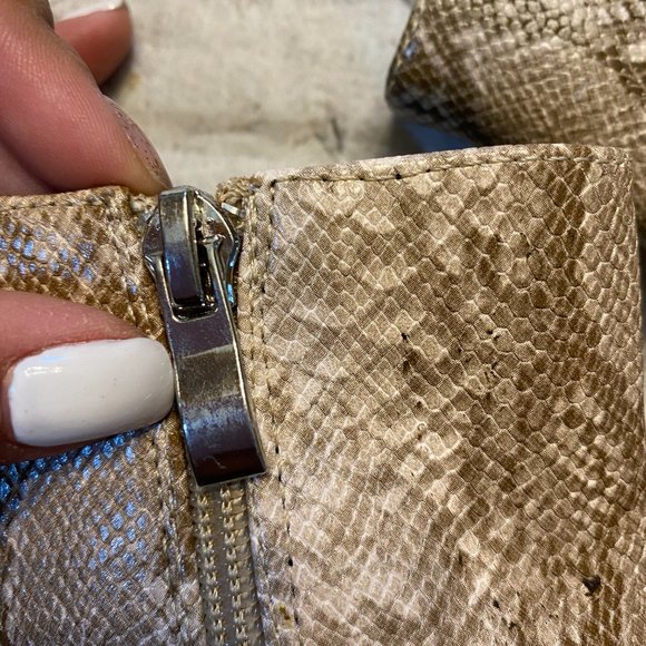 Boohoo Snakeskin Boots - Picture 5 of 8